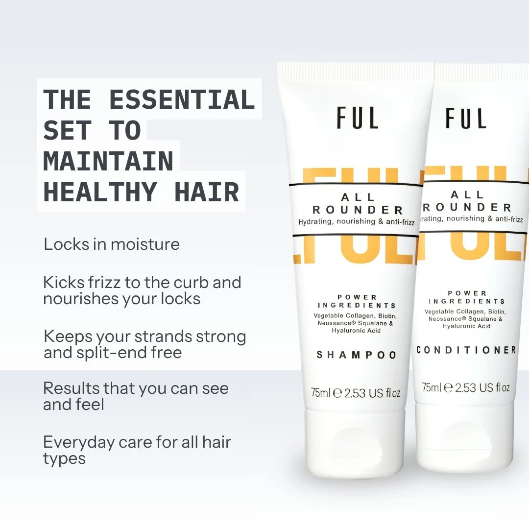 FUL Nourish And Restore Set - Deep Hydration For Dry, Damaged Or Curly Hair - Image 3
