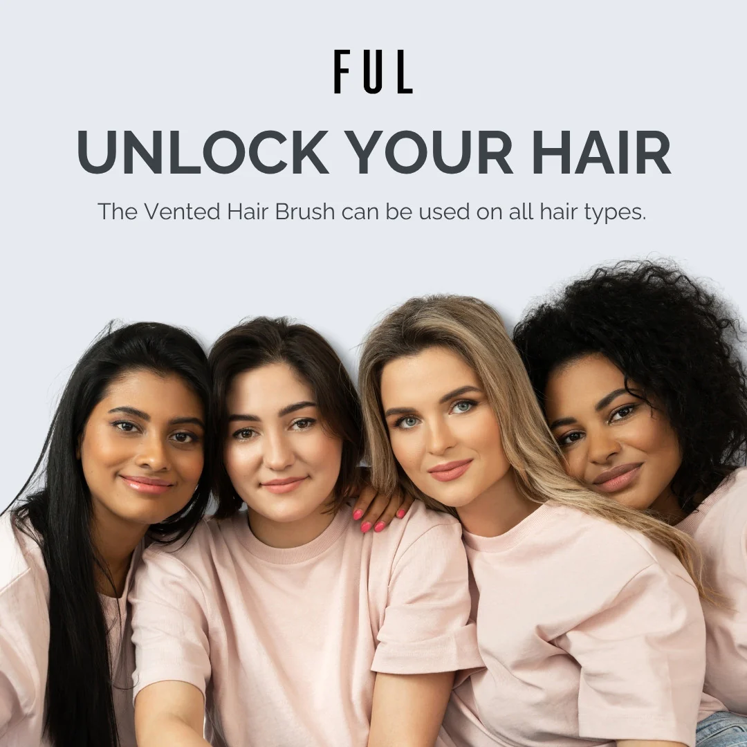 FUL Vented Hair Brush – Fast Blowdry Detangler with Anti-Static, Frizz Control Design - Image 3