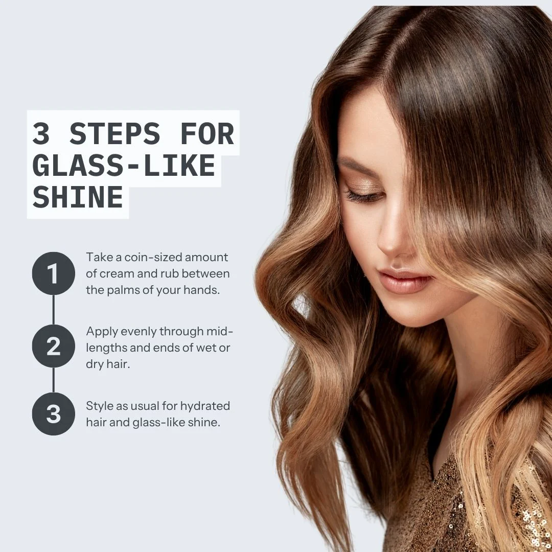 FUL Gloss and Shine Styling Cream 40ml – Lightweight Anti-Frizz, Heat Protection, Hydration & Radiant Shine - Image 5