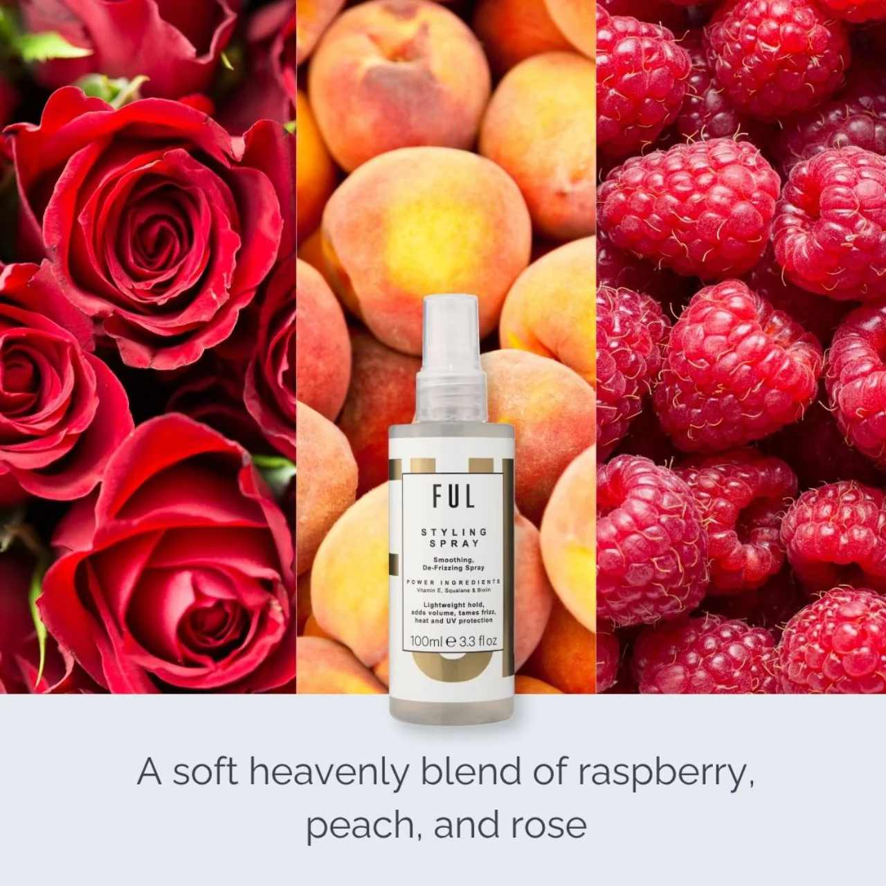 FUL Styling Spray 100ml – Heat Protectant & Volumising Mist for Frizz-Free Daily Styling - Image 5